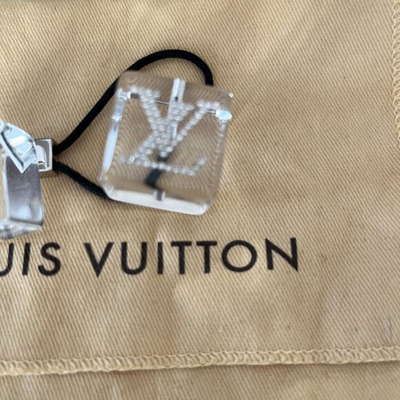 LOUIS VUITTON CLEAR CUBE HAIR TIE main image 8